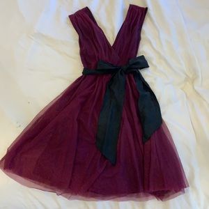 Anthropologie Silk Tie Dress- Size 0 (RARE)